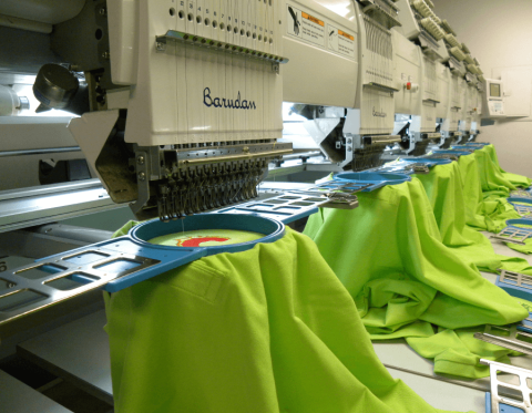 CUSTOM POLO SHIRTS IN PRODUCTION