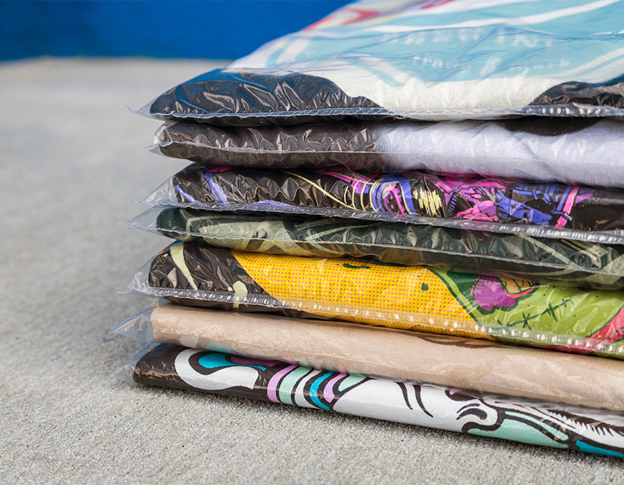 Apparel Pollybagged & Ready For Retail
