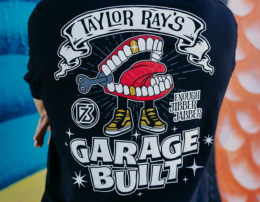 Taylor Ray Garage Built T Shirt