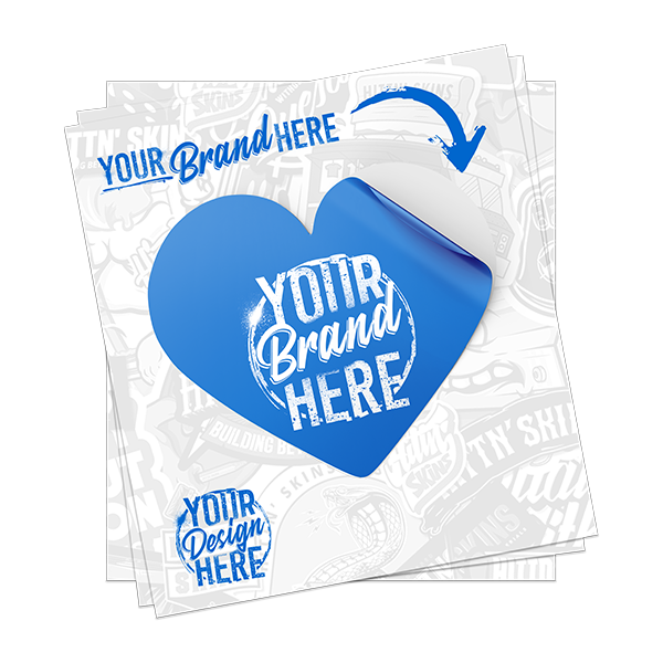 Customize Kiss Cut Stickers with Your Brand at Hittn' Skins