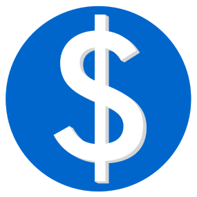 an icon of a money sign
