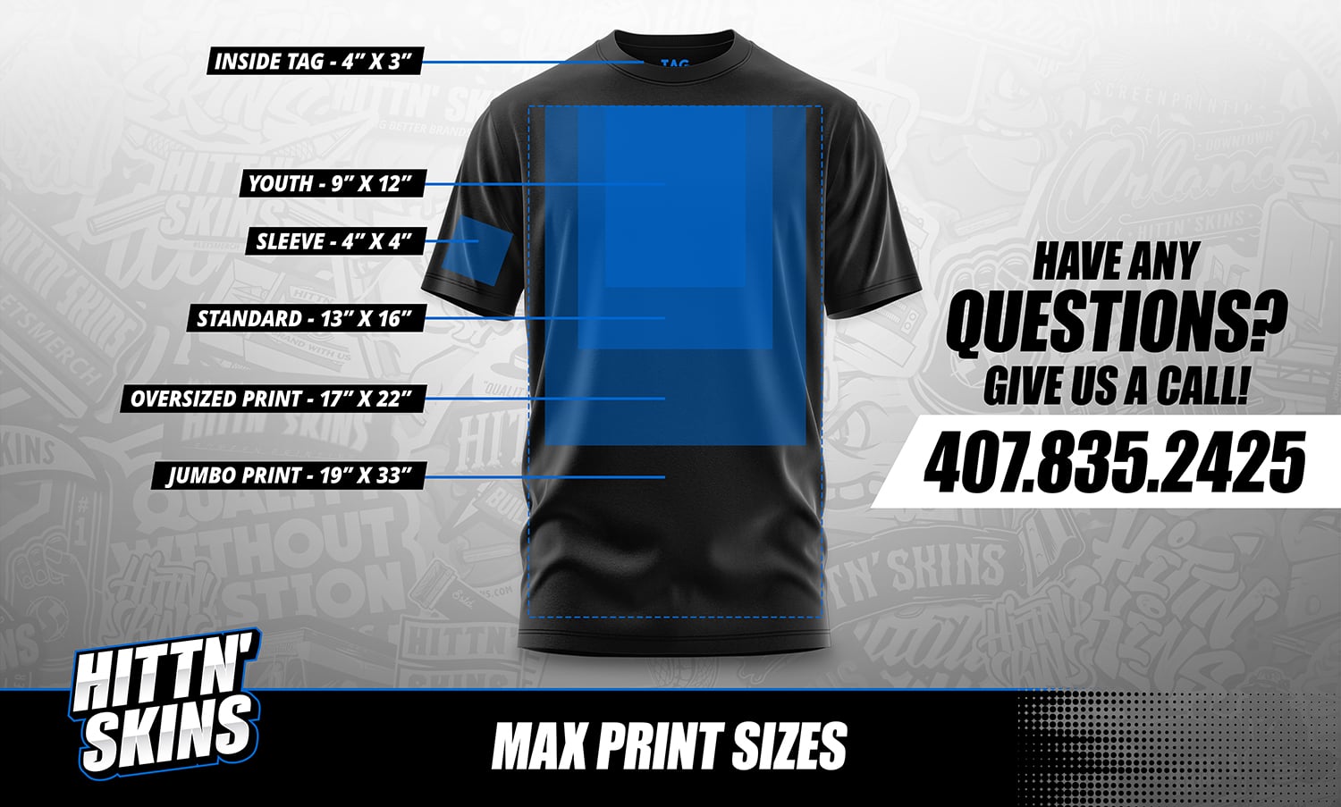 max print size chart