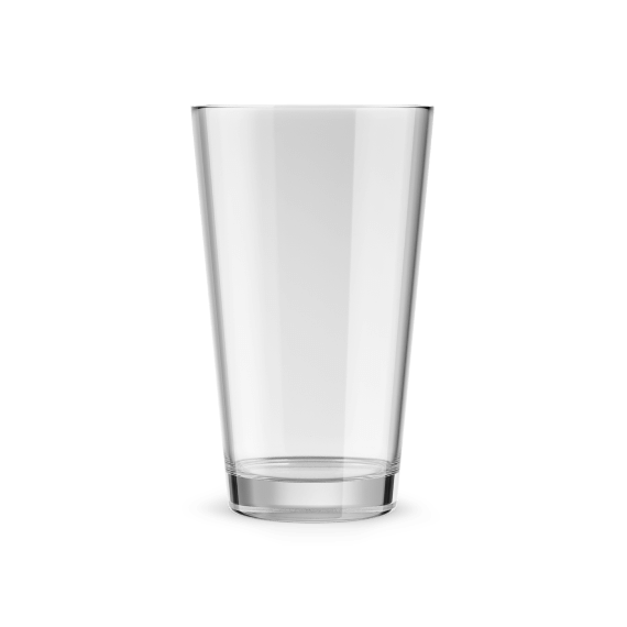 a blank pint glass