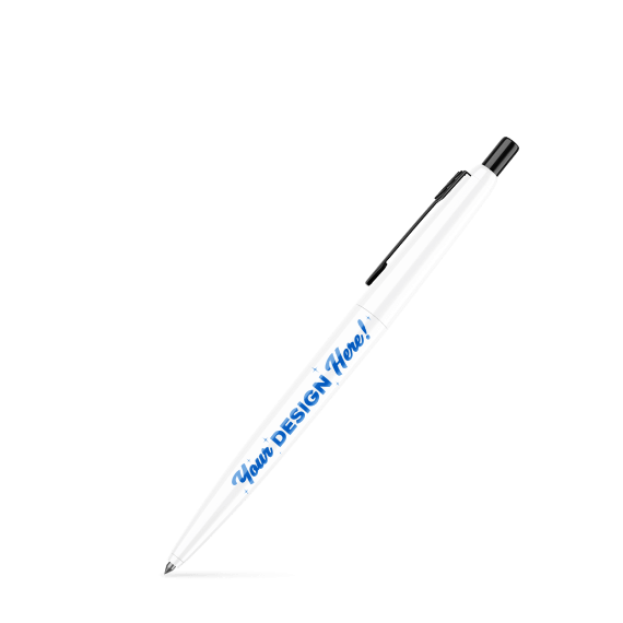 a colored version of a pen with a Hittn' Skins logo on it