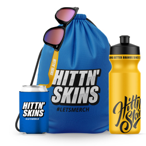 a premium pack example with a Hittn' Skins logo