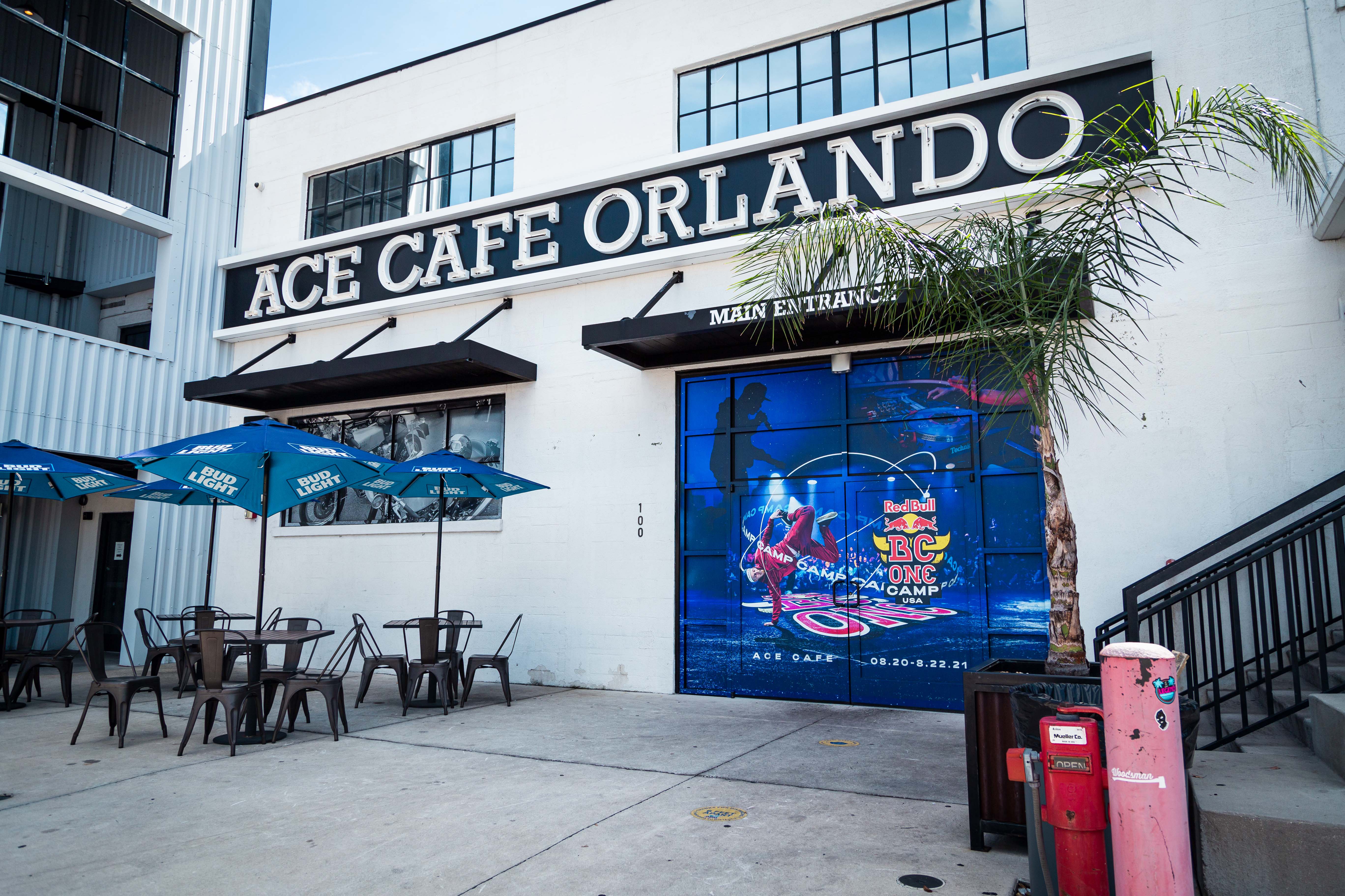 Storefront window vinyl decal installation in Orlando Florida