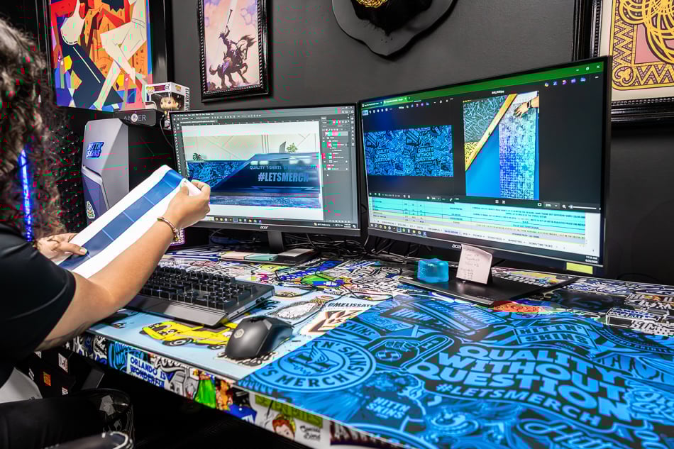 Vinyl Graphics Designed at Hittn' Skins