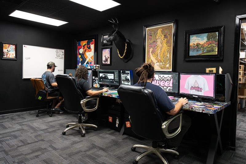 Graphic Designer Team at Hittn' Skins