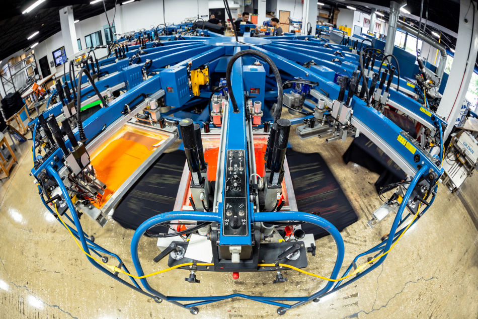 M&R Gauntlet III Automatic Screen Printing Press