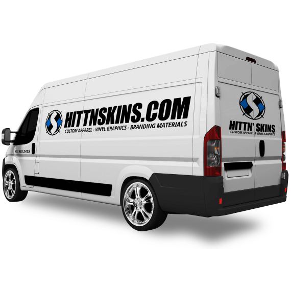 Window Lettering Vehicle Wraps Done at Hittn' Skins