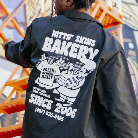 Hittn' Skins Bakery Windbreaker