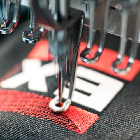 flat stitch embroidery