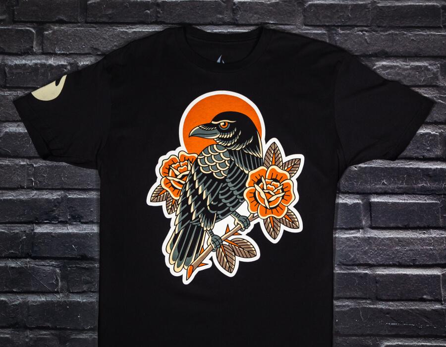 TATTOO DESIGN WITH WATER-BASED DISCHARGE INK