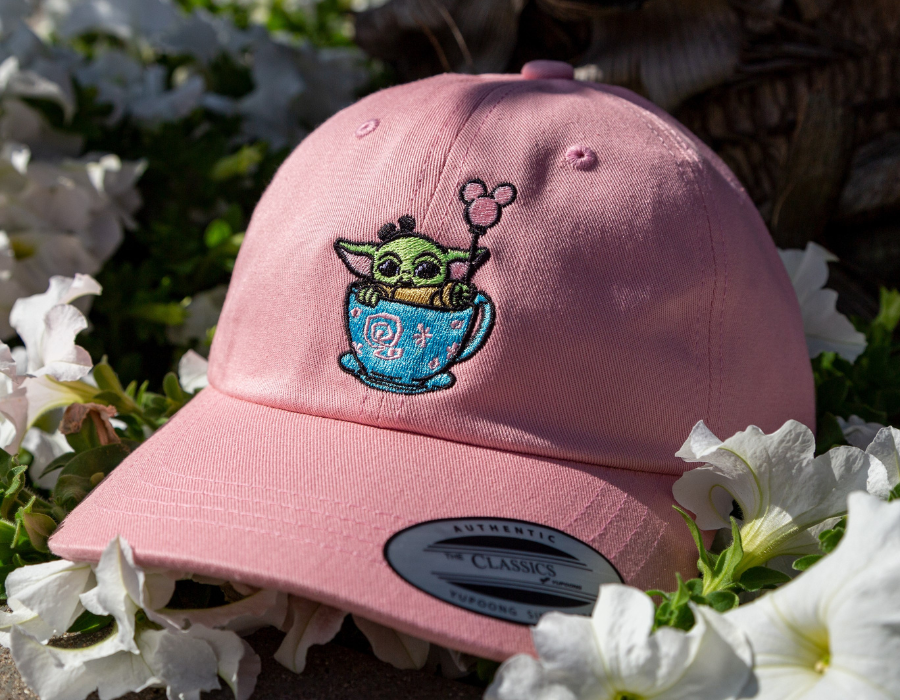 Custom Baby Yoda Designed Dad Hat