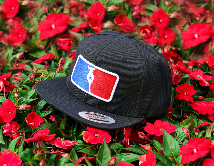 Custom Embroidery Patch on Flat Bill Snapback