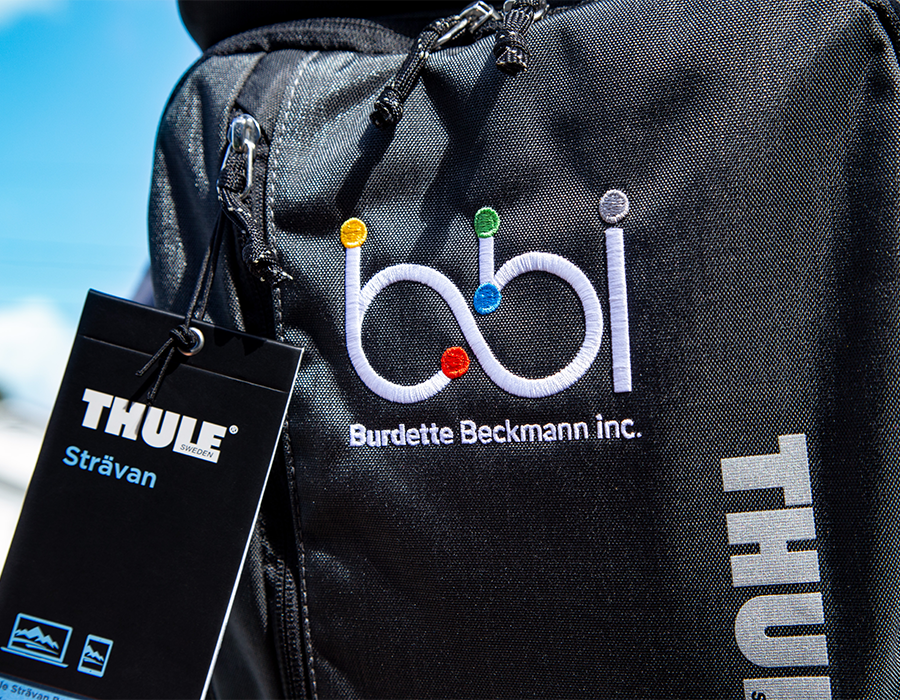 Custom Embroidered Thule Backpack