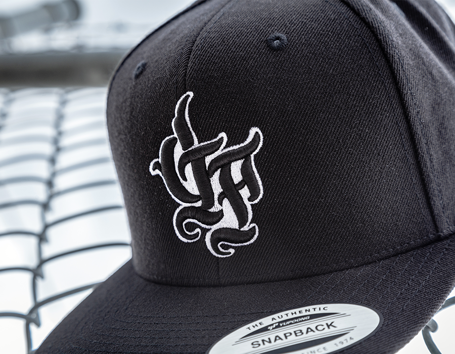 Bold Embroidery on Black Snapback