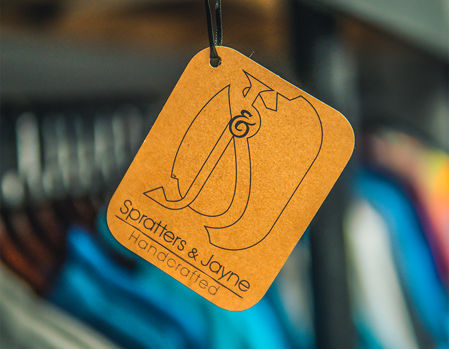 Spratters & Jayne Custom Hang Tag