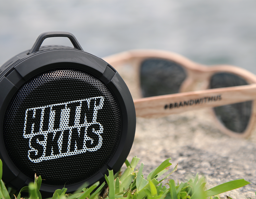 CUSTOM MINI HITTN' SKINS SPEAKER