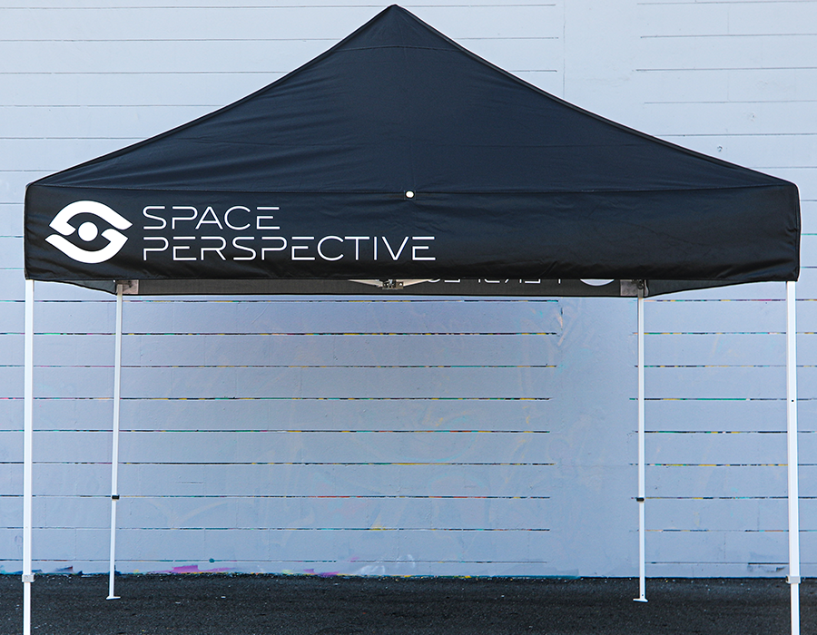 Space Perspective Custom Branded Tent