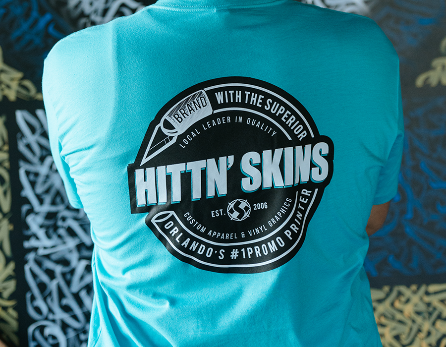 2 Color Screen Print with Underbase