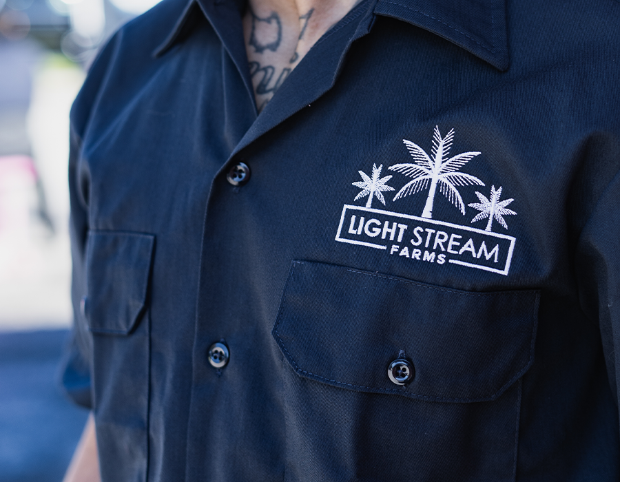 Light Stream Farms Workwear Embroidered Button Up