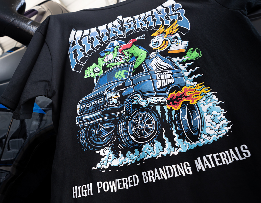 Rat Fink Inspired Hittn' Skins Van T Shirt