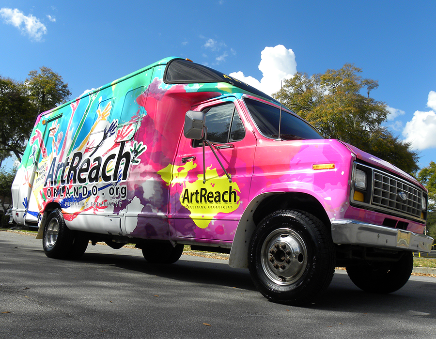 ArtReach Full Color Vehicle Wrap
