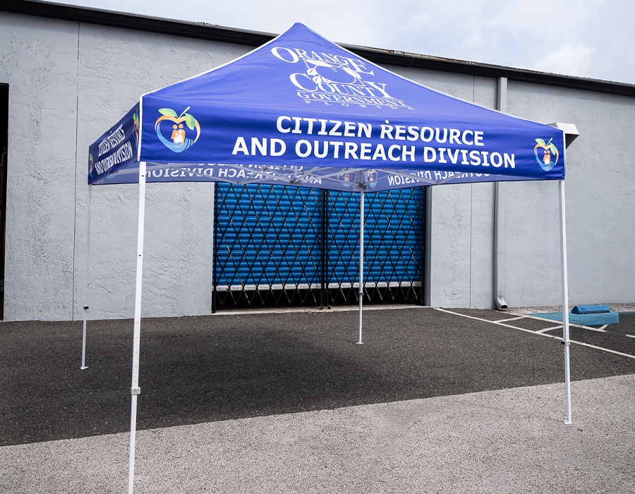 Branded Community Event Pop Up Tent
