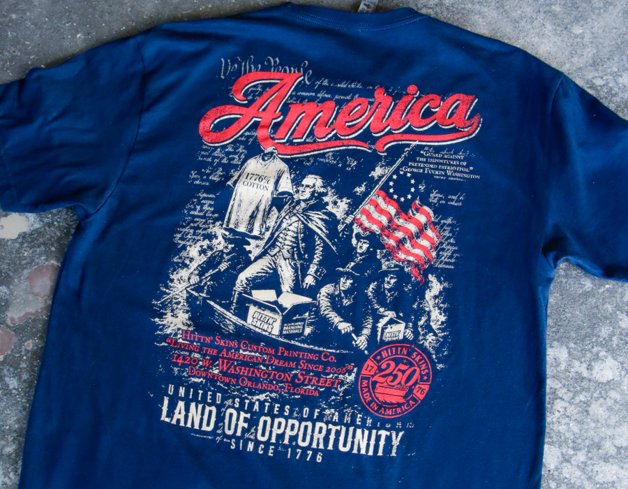 America 250 Custom T Shirt