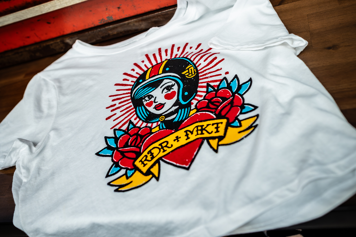 Rider Market Custom Screen Printed T-Shirt