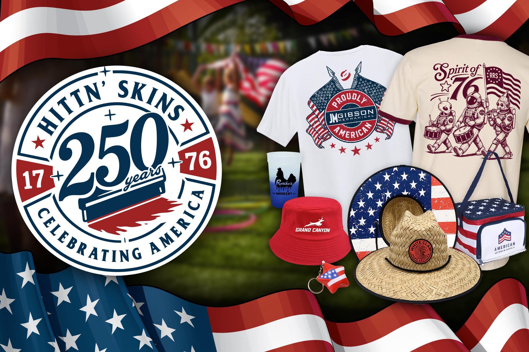 Hittn' Skins Celebrating Americas 250th Anniversary with Special Sales!