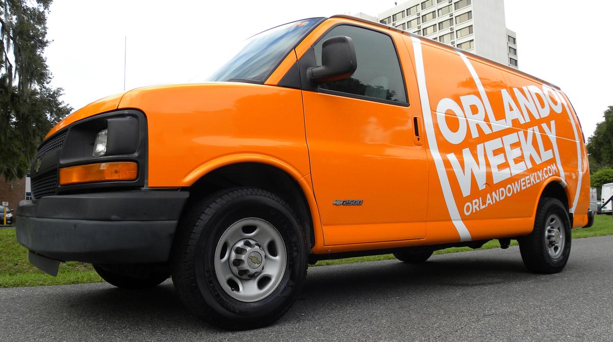 Orlando Weekly Van Wrapped by Hittn' Skins in Orlando, FL