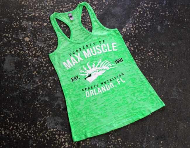 green max muscle tank top