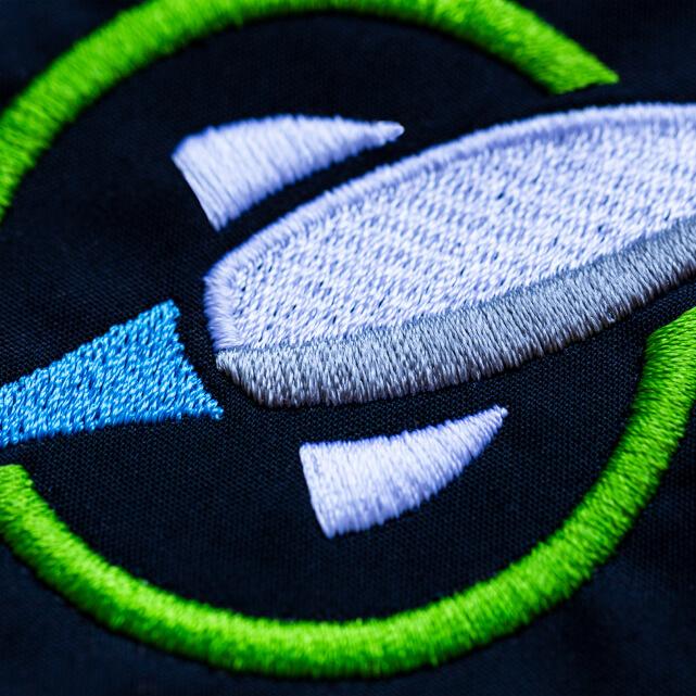 rocket logo stitch