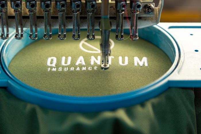 Quantum Insurance Logo Embroidered