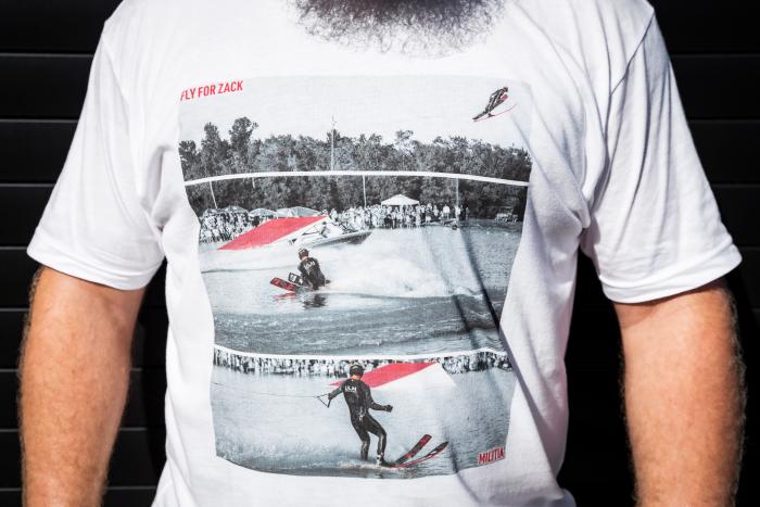 Red Focal Points on Shirt