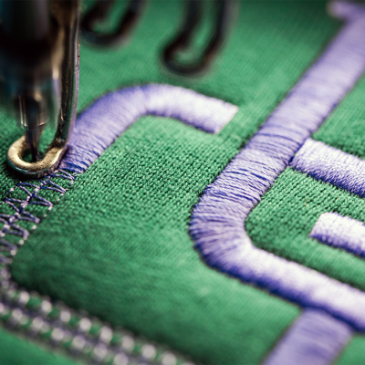 Custom Embroidery Close Up