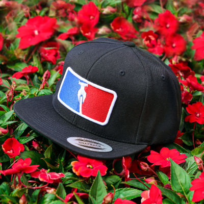 Custom Embroidery Patch on Flat Bill Snapback