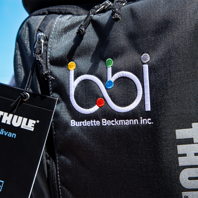 Custom Embroidered Thule Backpack