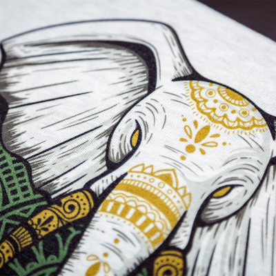 Fine Details on Direct To Garment (DTG) Print