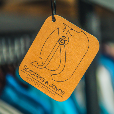 Spratters & Jayne Custom Hang Tag