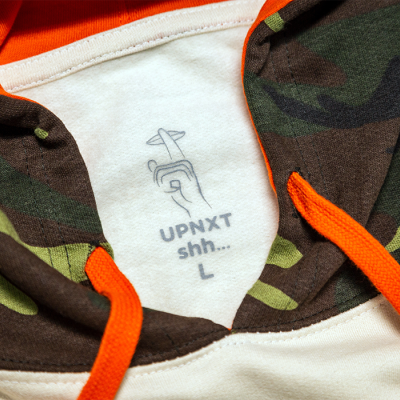 Screen Printed Inside Tag for UPNXT