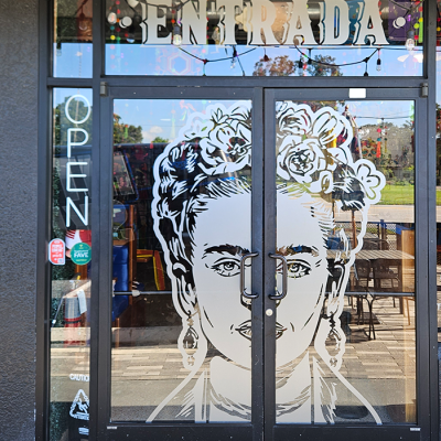 Frost Storefront Window Vinyl Graphic