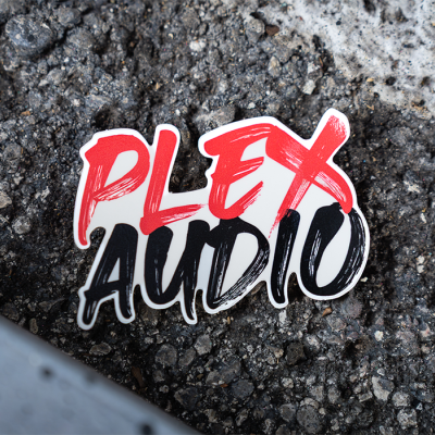 Plex Audio Die Cut Sticker