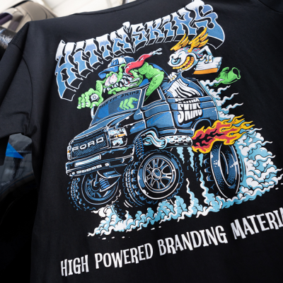 Rat Fink Inspired Hittn' Skins Van T Shirt