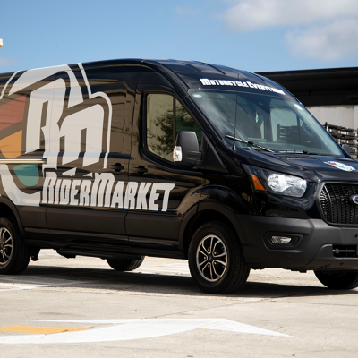 Rider Market Transit Van Vehicle Wrap